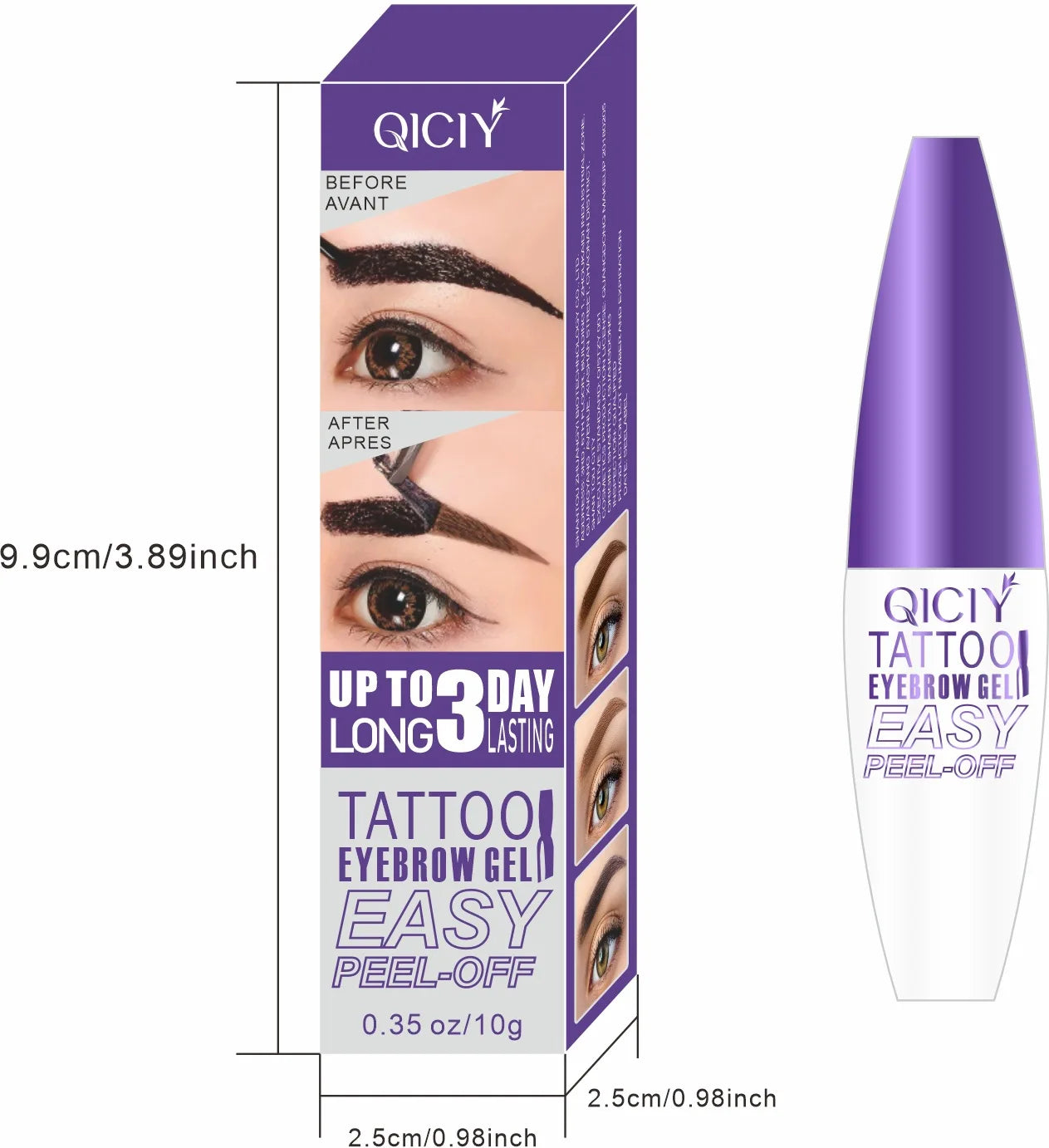 3D Mascara Long Volume Lasting Smudge-Resistant