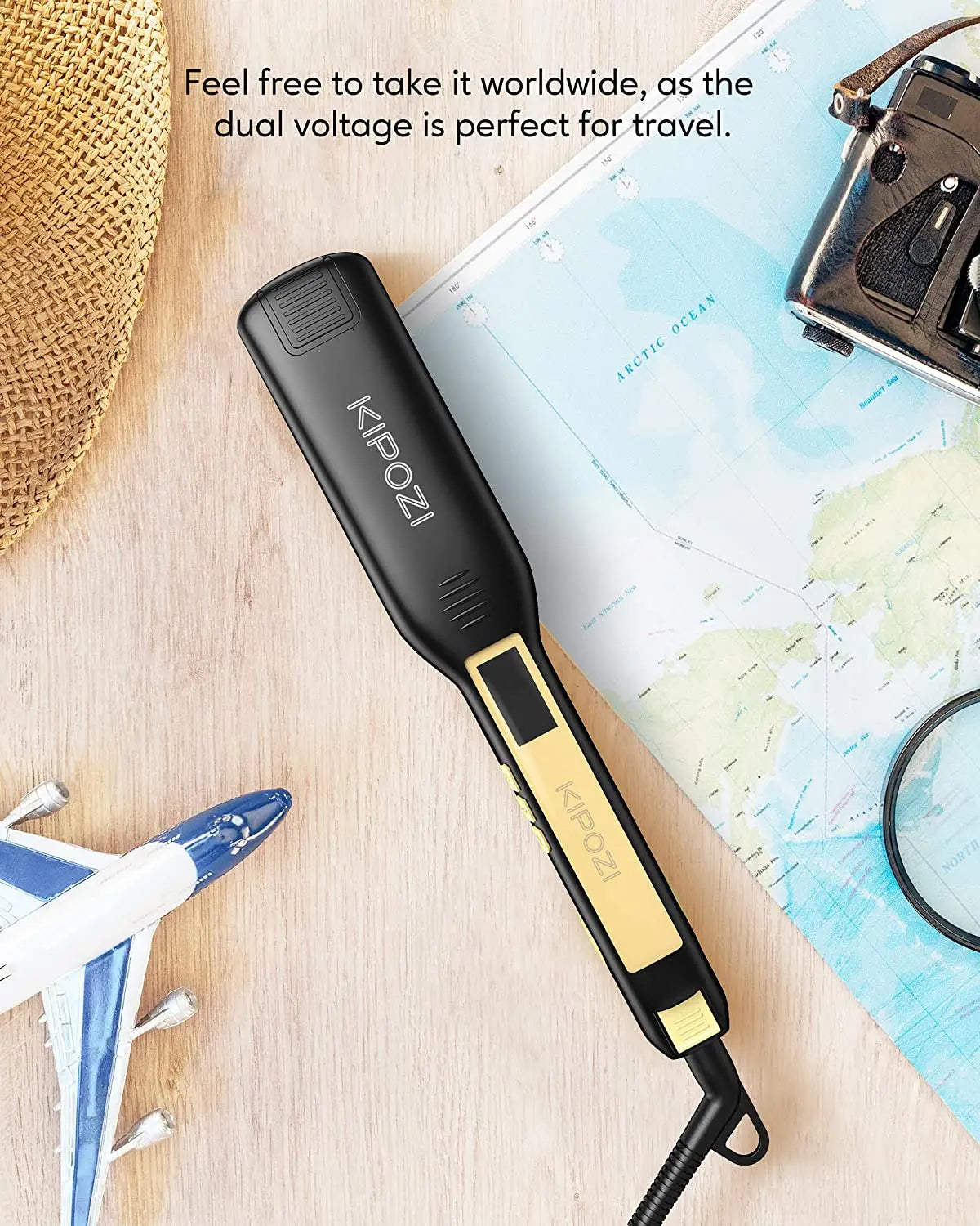KIPOZI Professional Titanium Flat Iron