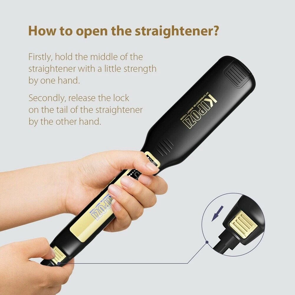 KIPOZI Professional Titanium Flat Iron