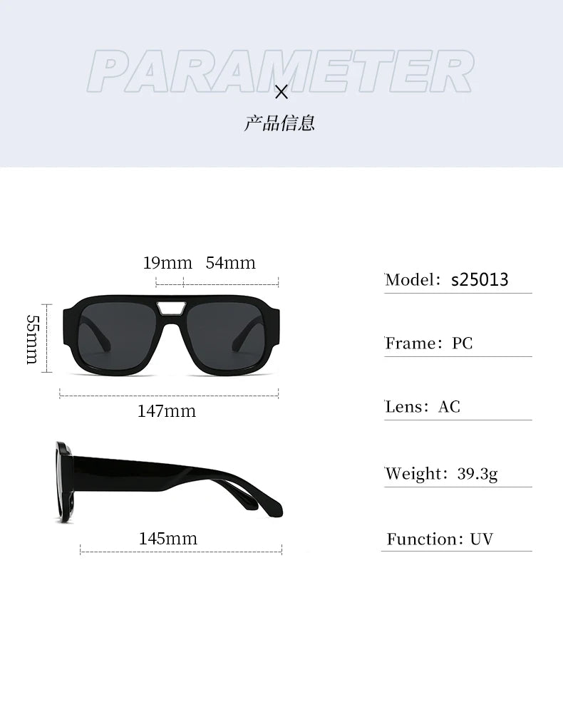 Oversized Square Shades