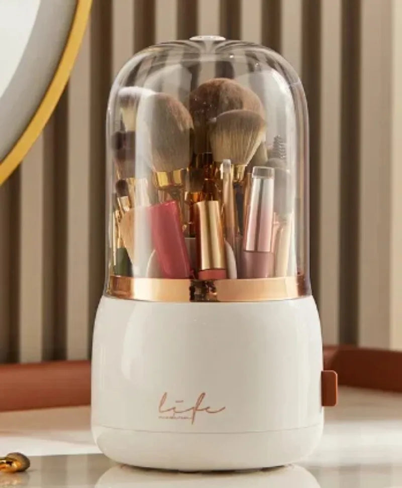 360 Rotating Clear Makeup Organizer