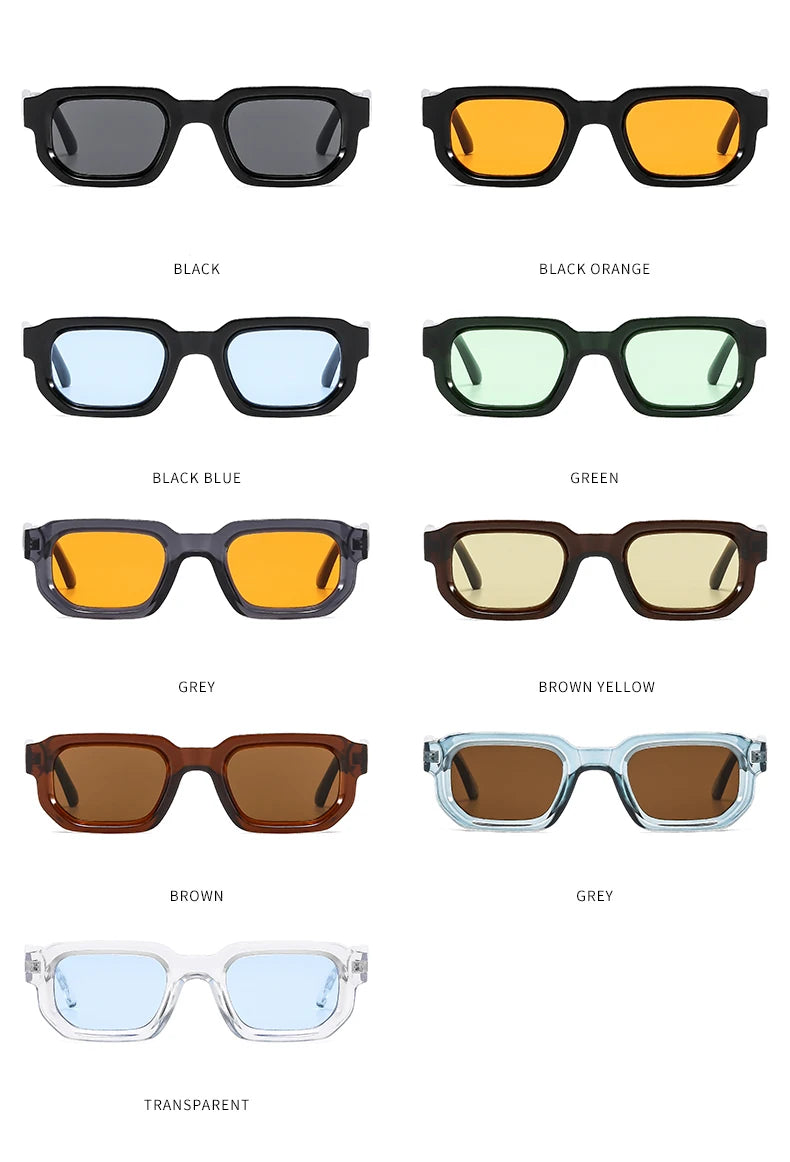Small Rectangle Colorful Sunglasses