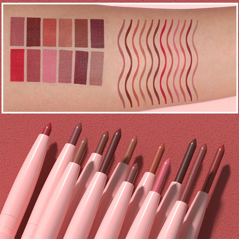 Matte Lip Liner Pencil Set