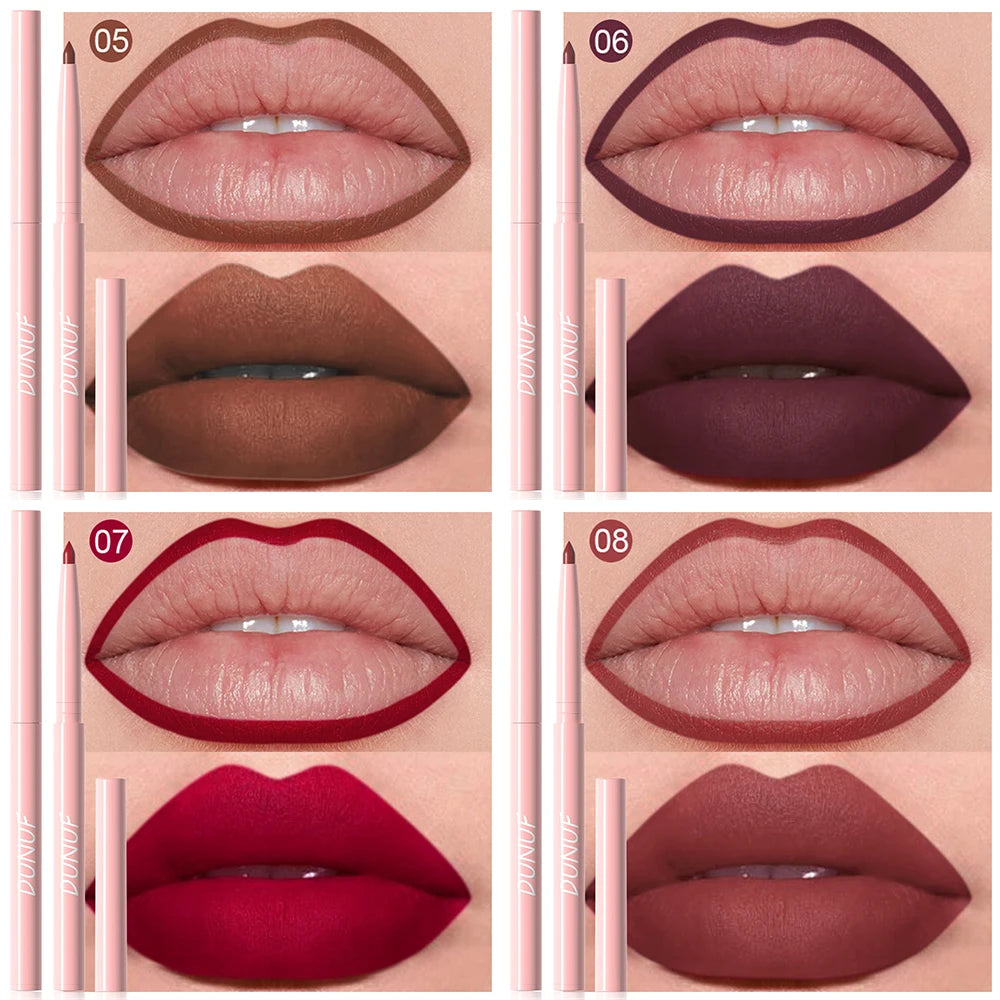 Matte Lip Liner Pencil Set