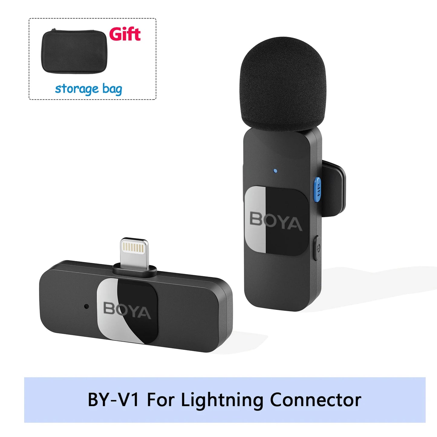 BOYA BY-V Pro Wireless Lavalier Microphone Ki