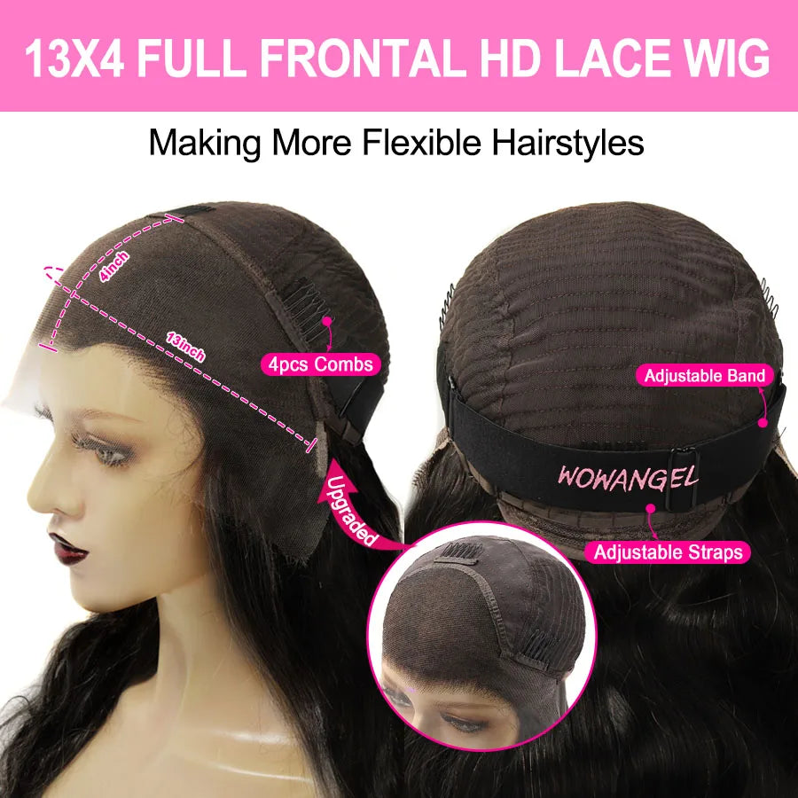 WOW ANGEL HD Lace Frontal Wig HD Lace