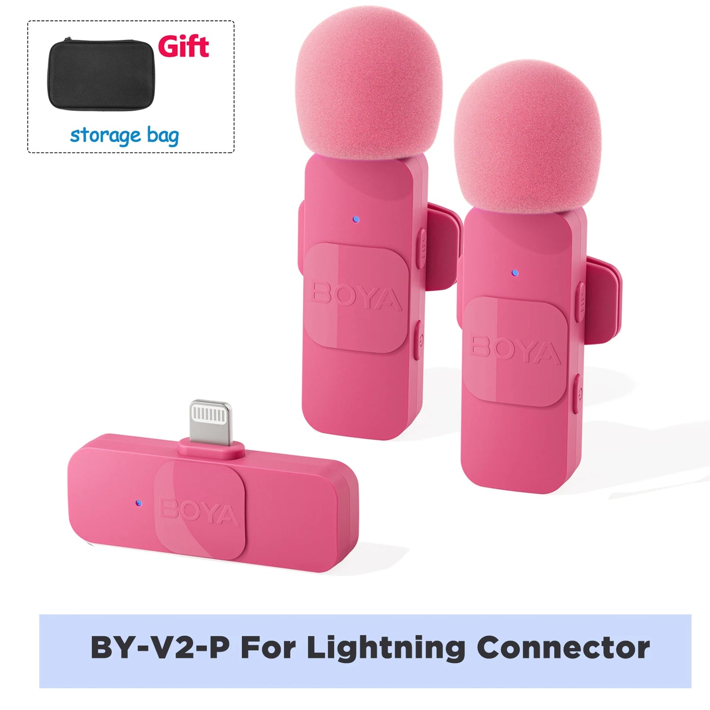 BOYA BY-V Pro Wireless Lavalier Microphone Ki