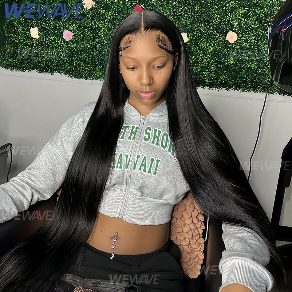 Straight Human Hair Wigs Hd Lace Brazilian