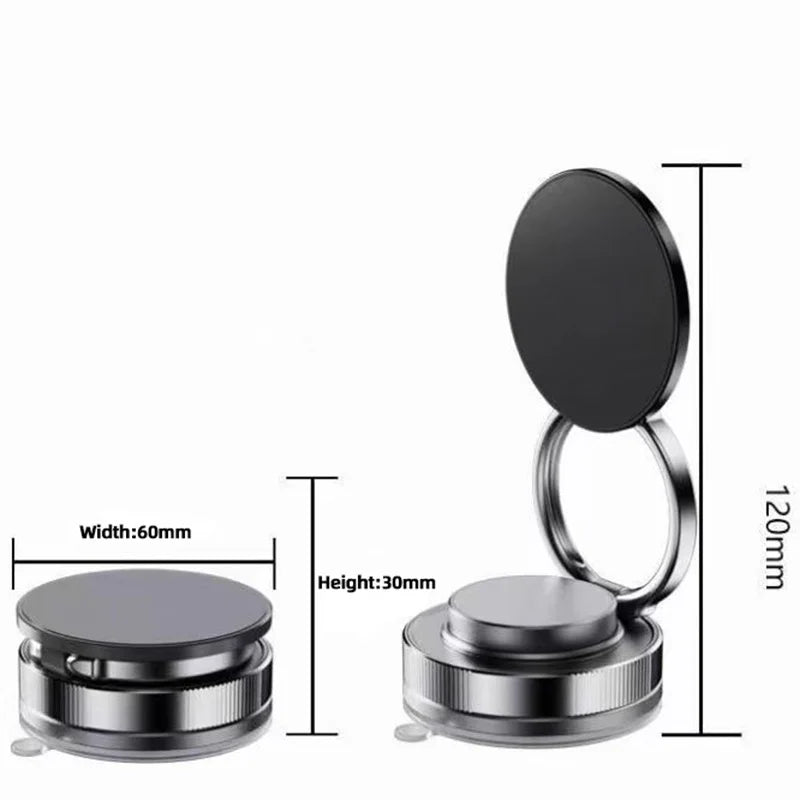 3-IN-1 Magnetic Foldable Phone Stand - Car, Desk & Travel Mount