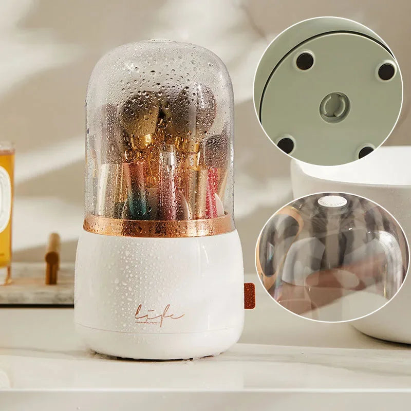 360 Rotating Clear Makeup Organizer