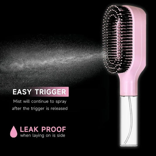 2in1 Spray Hair Brush with mister