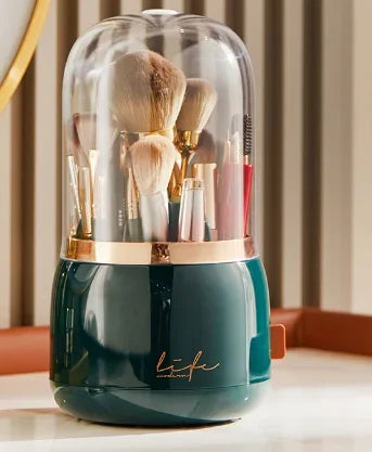 360 Rotating Clear Makeup Organizer