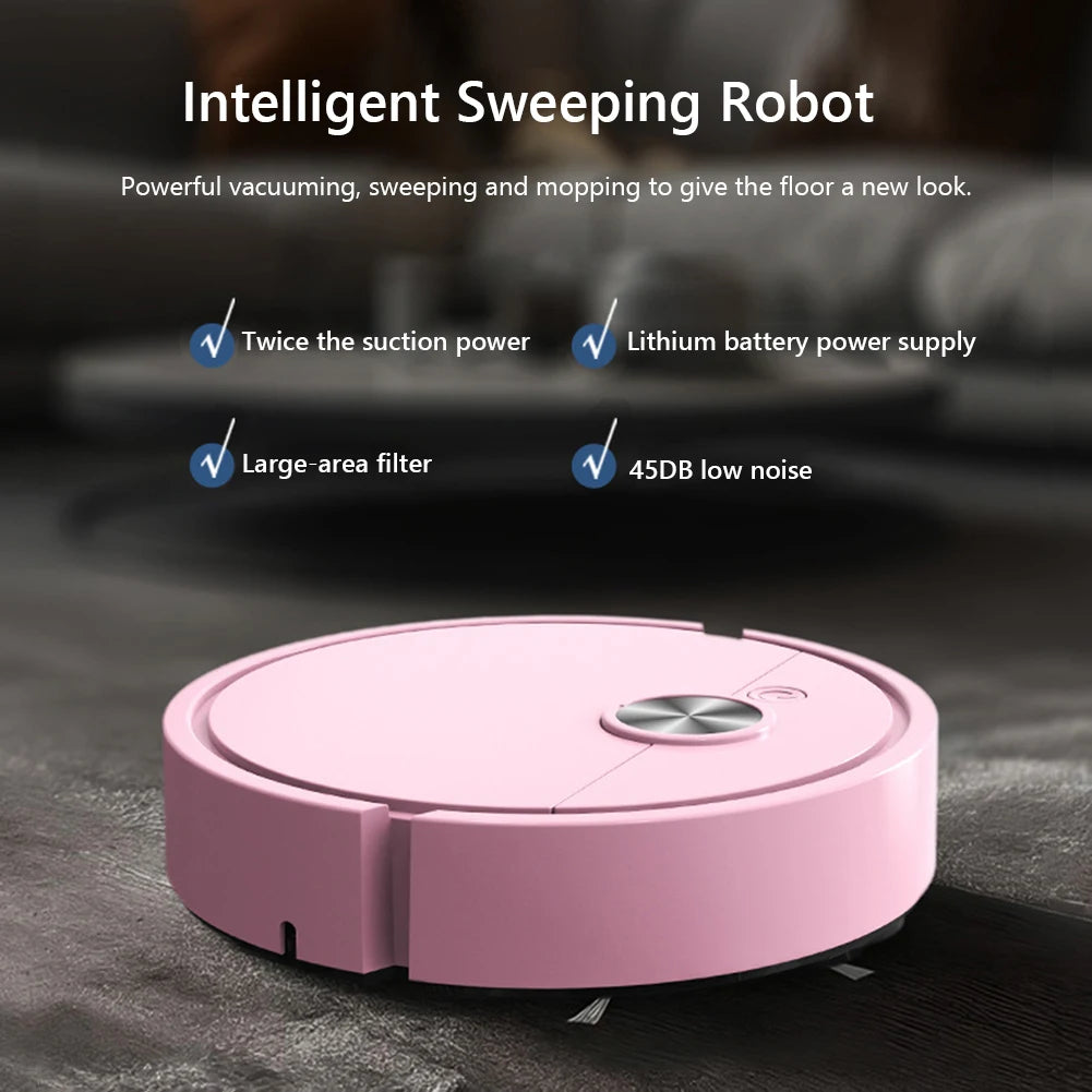 Smart Automatic Floor Cleaning Mop - Rechargeable Cordless Robot Cleaner