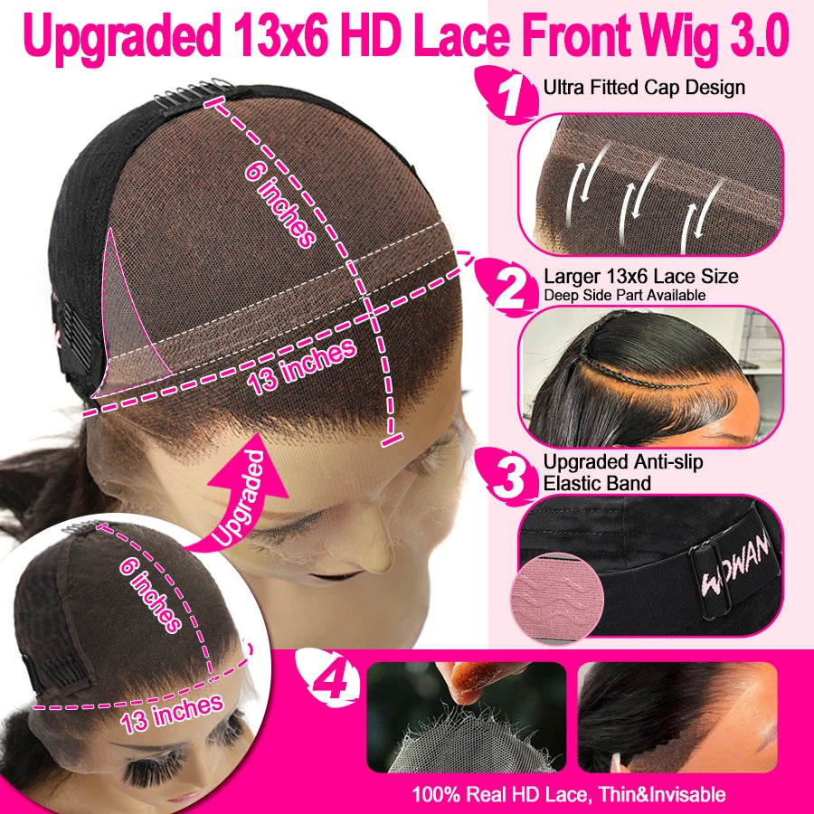 WOW ANGEL HD Lace Frontal Wig HD Lace