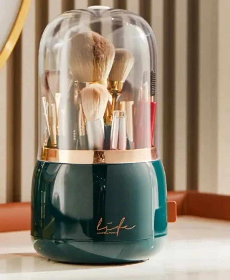 360 Rotating Clear Makeup Organizer