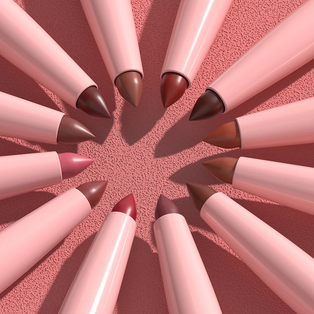 Matte Lip Liner Pencil Set