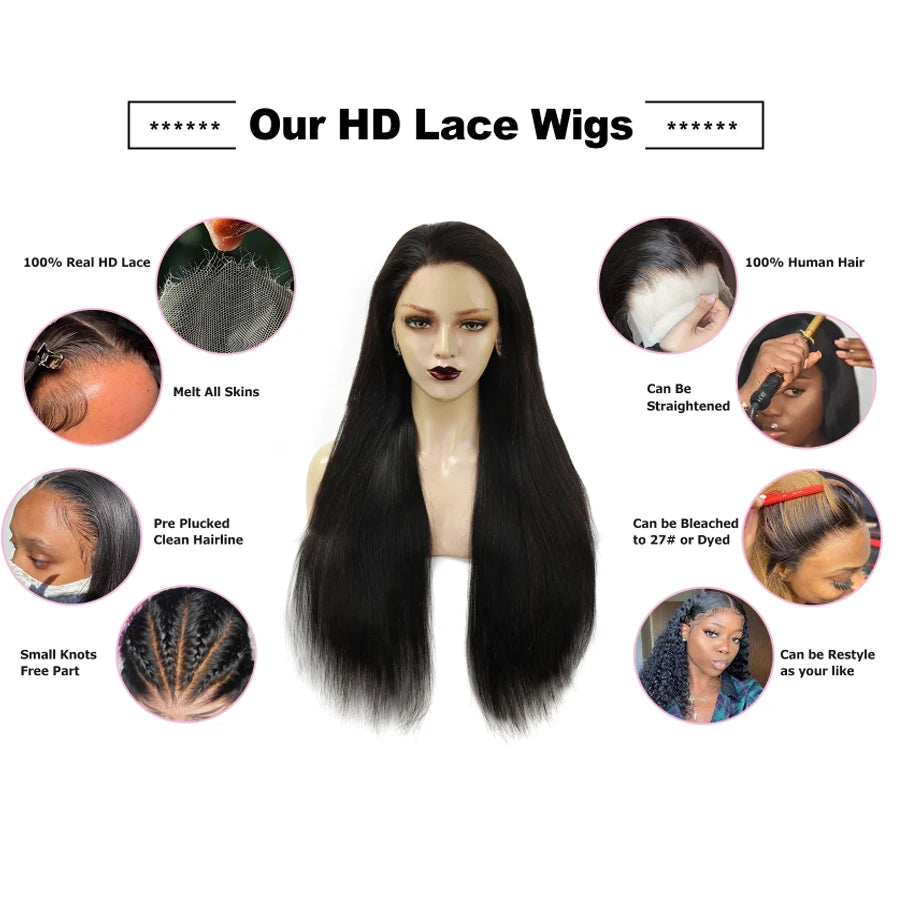 WOW ANGEL HD Lace Frontal Wig HD Lace