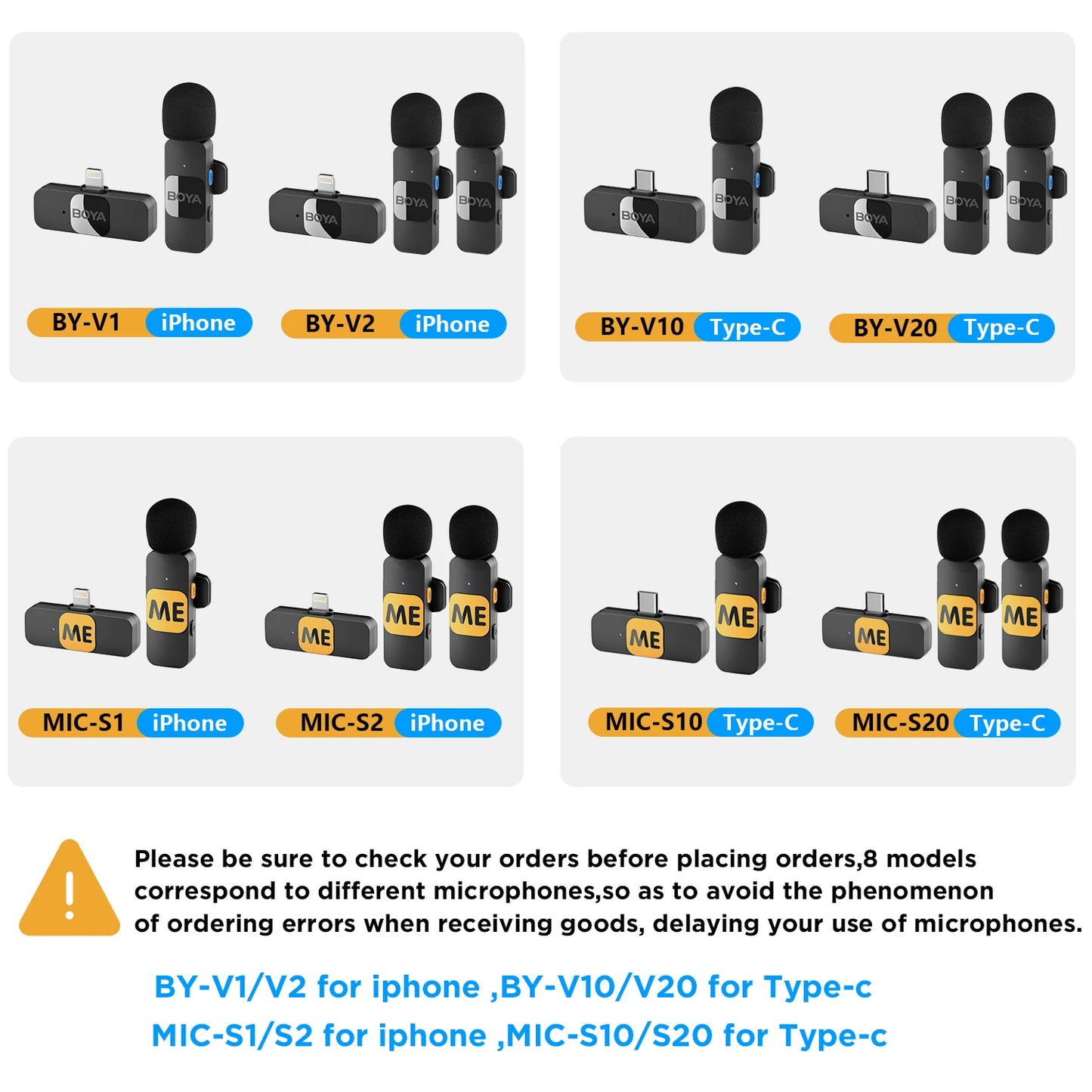 BOYA BY-V Pro Wireless Lavalier Microphone Ki
