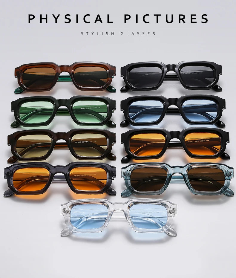 Small Rectangle Colorful Sunglasses